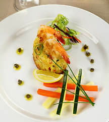 Image showing Prawn Risotto