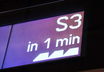 Image showing Announcing train