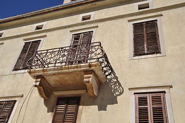 Image showing Old balcony