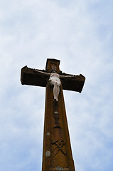 Image showing Wayside cross/shrine