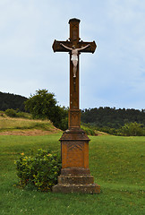 Image showing Wayside cross/shrine