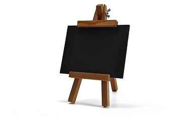 Image showing Blackboard with easel (for your text) on white