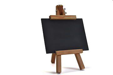 Image showing Blackboard with easel (for your text) on white