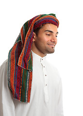 Image showing Smiling young arab man