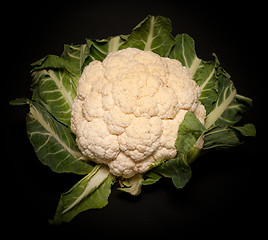 Image showing Cauliflower in green sheet