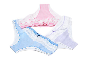 Image showing Three feminine panties