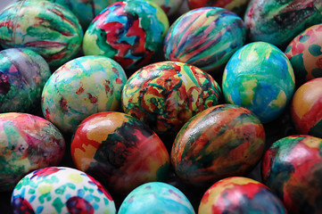 Image showing Easter egg background