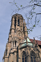 Image showing Johanneskirche Stuttgart Feuersee