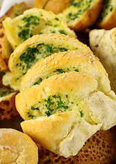 Image showing Garlic And Herb Bread