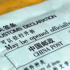 Image showing Customs declaration