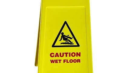 Image showing Wet Floor sign