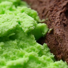 Image showing Mint chocolate ice cream