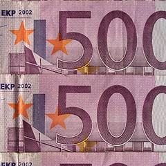 Image showing Euro note