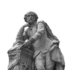 Image showing Shakespeare statue