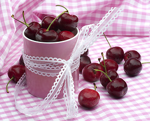 Image showing Cherries and Pink