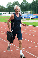 Image showing Laptop Athlete