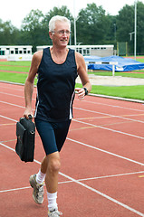 Image showing Laptop Athlete