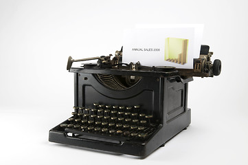 Image showing Sales Typewriter