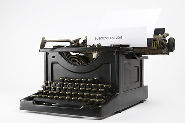 Image showing Business Typewriter