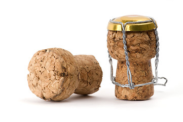 Image showing Champagne Corks