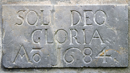 Image showing Soli Deo Gloria