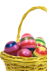 Image showing Easter Eggs In A Basket -6