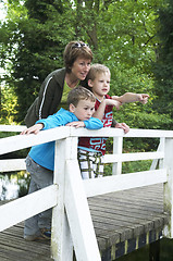 Image showing On A Bridge