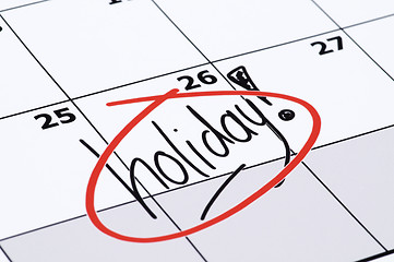 Image showing Finally Holiday