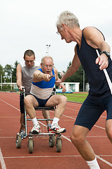 Image showing Reaching For The Baton