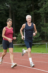 Image showing Running Seniors