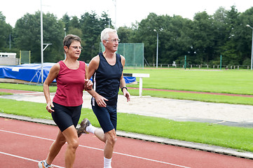 Image showing Running Pensioners