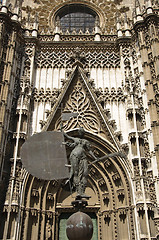 Image showing Seville cathedral - Entrance