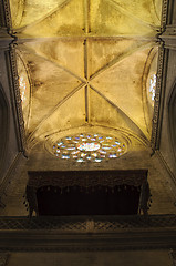 Image showing Interior of Seville cathedral, Spain