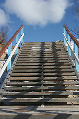 Image showing Stairs into the Sky