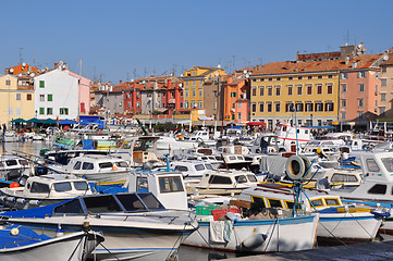 Image showing Colourful Croatian Marina