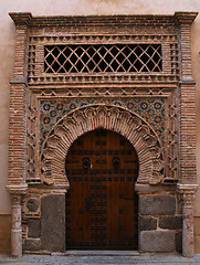 Image showing Old moorish door