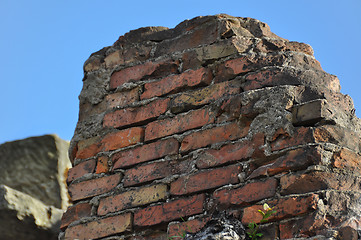 Image showing Left over ruin of a wall