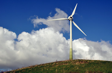 Image showing Wind turbine - alternative energy source