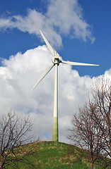 Image showing Wind turbine - alternative energy source