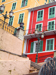 Image showing colorful buildings Bastia Corsica France