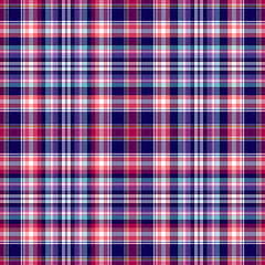 Image showing Dark blue and red seamless pattern