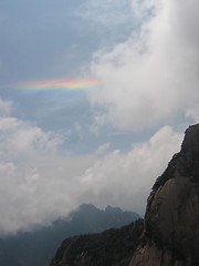 Image showing rainbow in skies