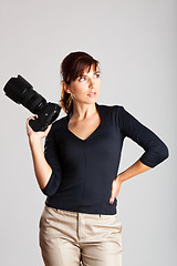 Image showing Female Photographer