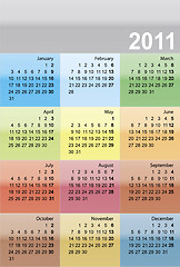 Image showing Calendar for 2011