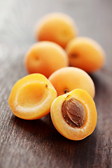 Image showing fresh apricots