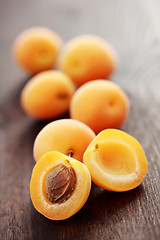 Image showing fresh apricots