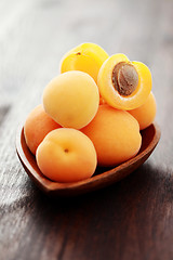 Image showing fresh apricots