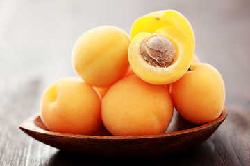 Image showing fresh apricots