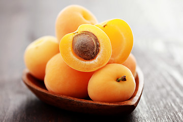 Image showing fresh apricots