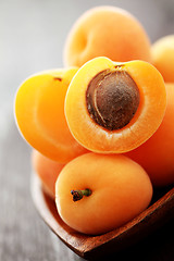 Image showing fresh apricots